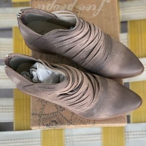 Free People GREY Lost Valley Ankle Boot